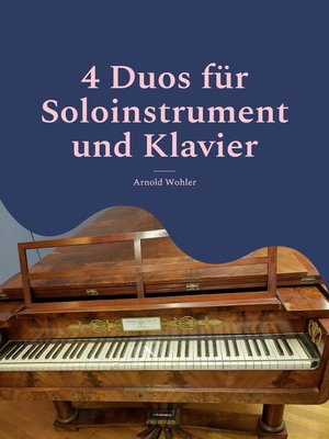 cover image of 4 Duos für Soloinstrument und Klavier